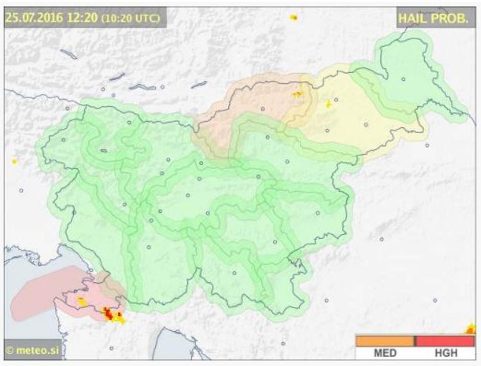 Opozorilo pred točo | Avtor: Arso