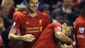 Gerrard Suarez Liverpool Sunderland Premier League Anglija liga prvenstvo