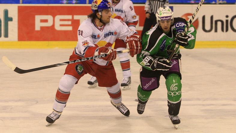 Krvnik Olimpije, Salzburg, se je uvrstil v veliki finale lige Ebel. (Foto: Nik R