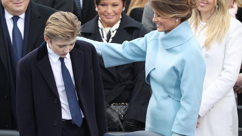 Barron Trump,Melania Trump, starša Knauss