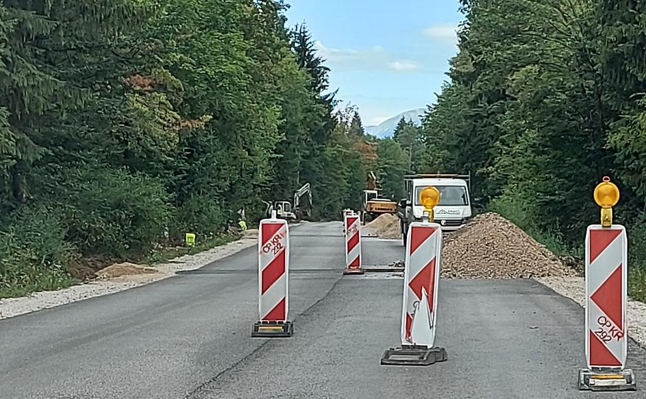 regionalna cesta Kranj-Jeprca, gradnja