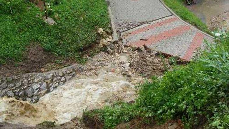 Neurje je v okolici Velenja divjalo že v preteklih dneh.