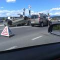 Nesreča na Šmartinski cesti