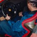 Lewis Hamilton in ferrari F40