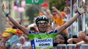 Vincenzo Nibali je postal drugi Italijan z zmago na dirki po Sloveniji. (Foto: E