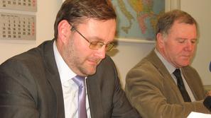 Stečajna upravitelja Grega Erman in Boris Kastivnik napovedujeta, da imata namen