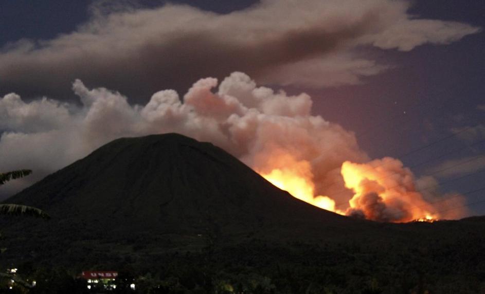 Vulkan v Indoneziji