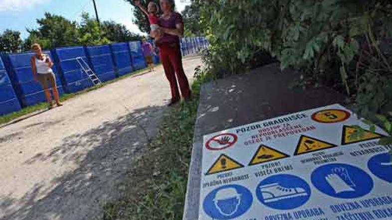 Na spornem zemljišču v Stegnah je bil opravljen inšpekcijski nadzor.