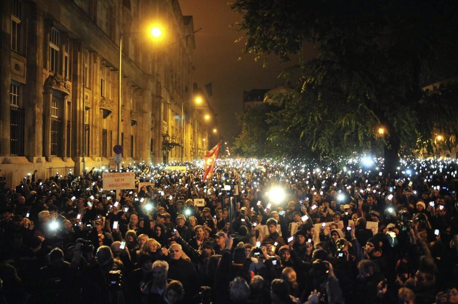 Protesti na Madžarskem