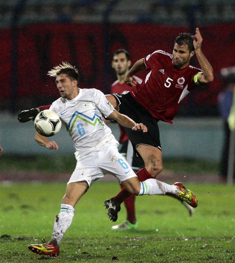 Kampl Cana Albanija Slovenija Tirana kvalifikacije SP 2014 Brazilija | Avtor: EPA