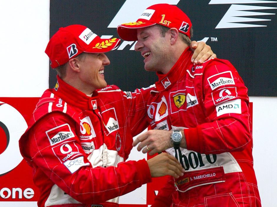 Rubens Barrichello in Michael Schumacher | Avtor: Profimedia