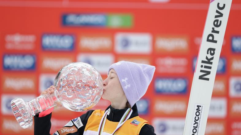nika prevc, kristalni globus, planica 2026