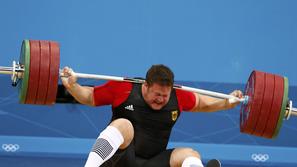 Matthias Steiner olimpijske igre 2012 London dvigovanje uteži
