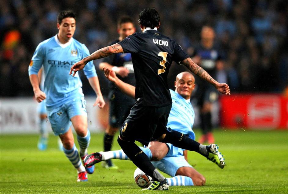 Kompany Lucho Gonzalez Manchester City Porto Evropska liga šestnajstina finala