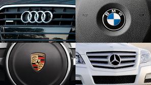 Audi, Porsche, BMW, Mercedes-Benz