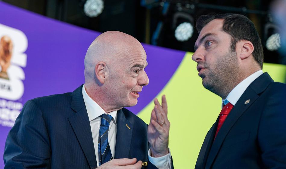 Infantino povzročil vihar, oglasila sta se Čeferin in britanski premier