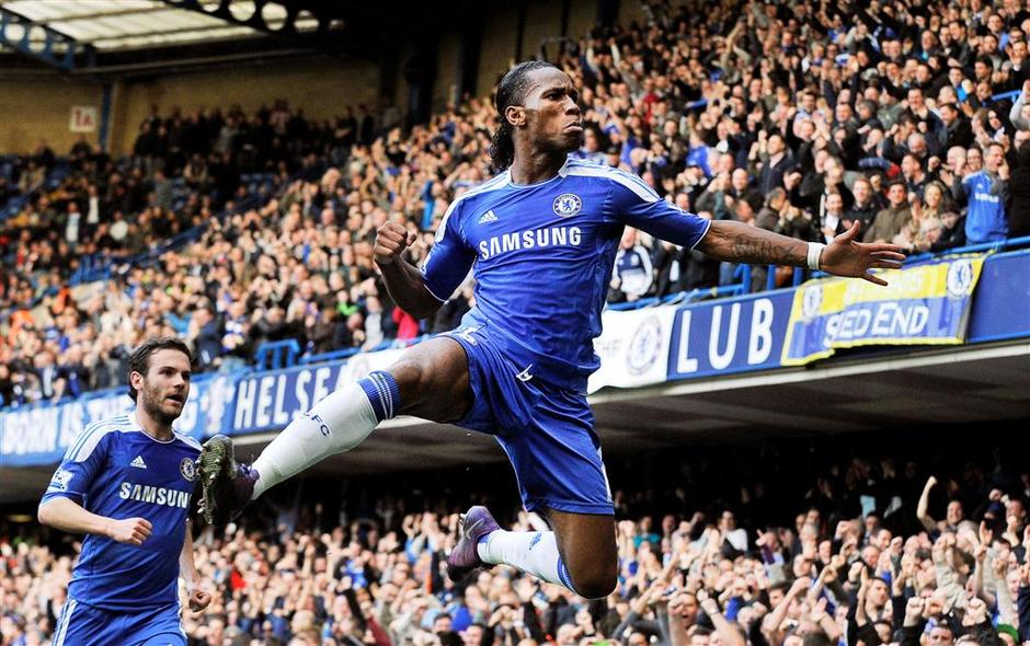 Drogba Mata Chelsea Stoke City Premier League Anglija liga prvenstvo | Avtor: EPA