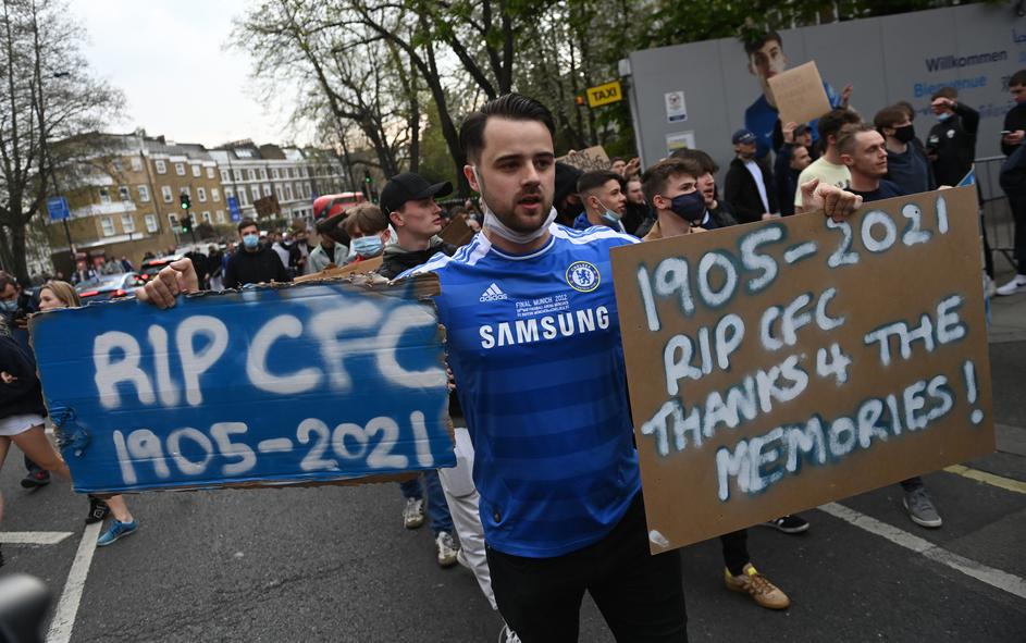 Chelsea FC protesti London