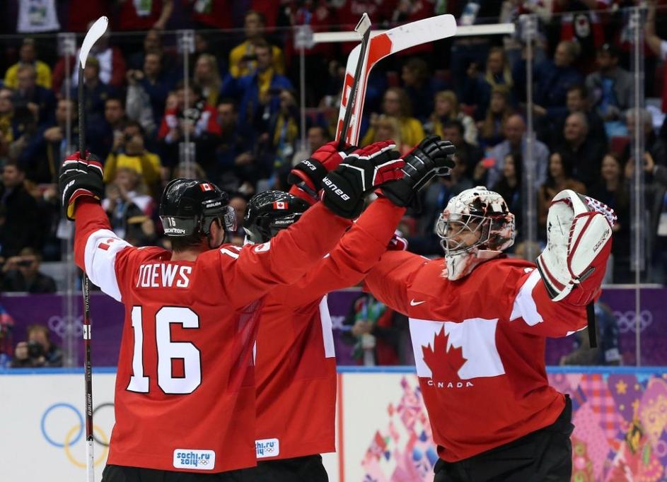 Price Toews Švedska Kanada Soči olimpijske igre finale golman vratar