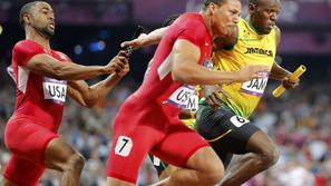 Ryan Bailey Usain Bolt olimpijske igre 2012 London svetovni rekord