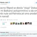 Marko Jarić Twitter Oluja Srbi