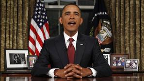 Obama med televizijskim nagovorom. (Foto: Reuters)