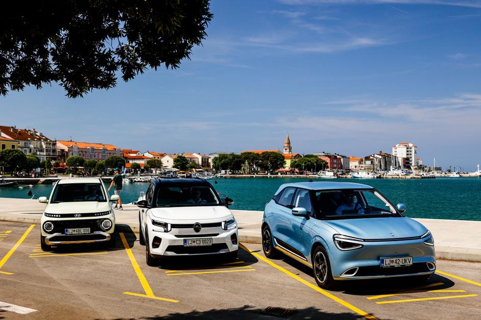 Test dosega z malimi električnimi avti ë-C3, box in inster