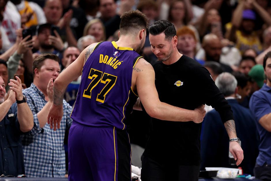 Luka Dončić in JJ Redick | Avtor: Profimedia