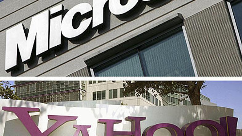 Delnice Yahooja po umiku Microsofta strmo padajo.