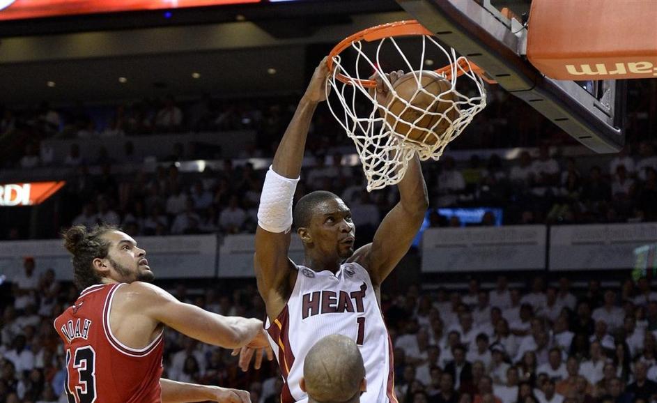 Bosh Noah Miami Heat Chicago Bulls NBA končnica