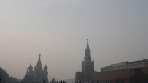 Moskva oblak dima požar