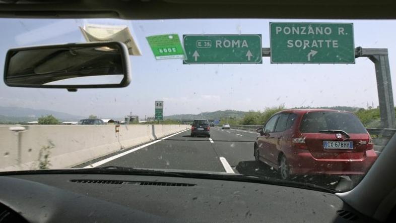 Čeprav je najvišja dovoljena hitrost na določenih delih Italije sedaj višja, pa 