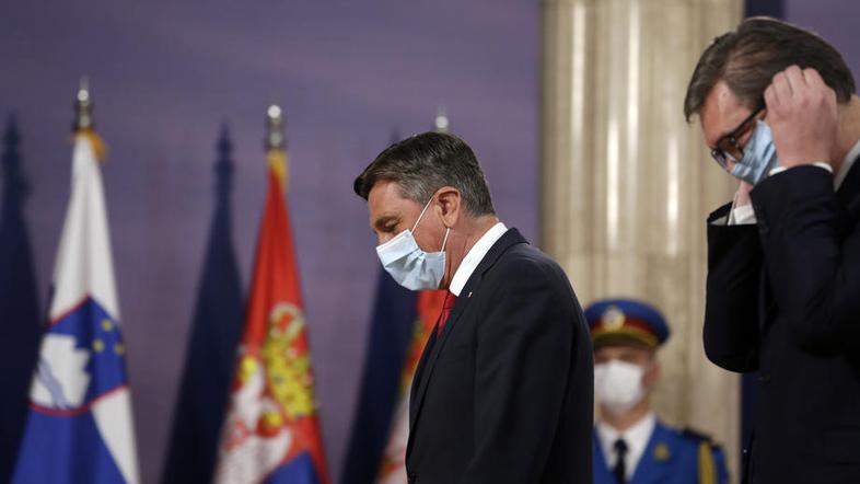 Aleksandar Vučić Borut Pahor srečanje