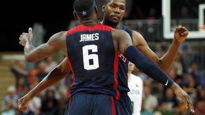 LeBron James Kevin Durant ZDA olimpijske igre London 2012