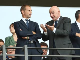 Aleksander Čeferin in Gianni Infantino