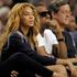 NBA Celtics Cavaliers Jayz Z in Beyoncé