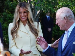 Melania Trump kralj Karel III.