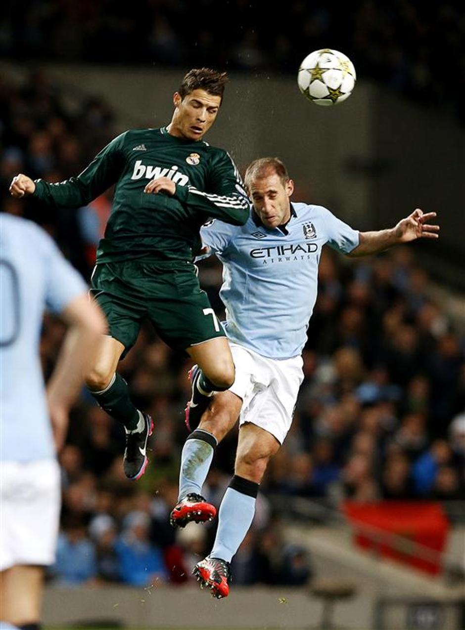 Ronaldo Zabaleta Manchester City Real Madrid Liga prvakov | Avtor: EPA