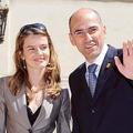Urška Bačovnik in Janez Janša