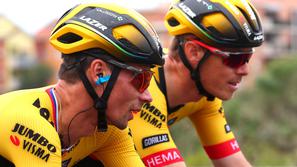 Primož Roglič in Rohan Dennis