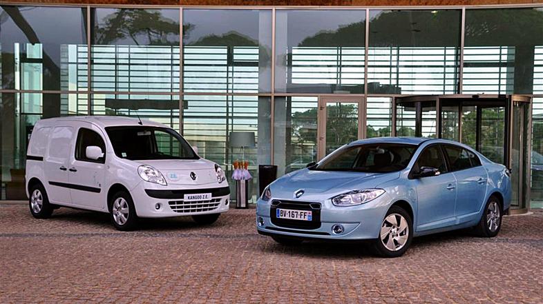 Renault fluence Z. E. in kangoo Z. E.