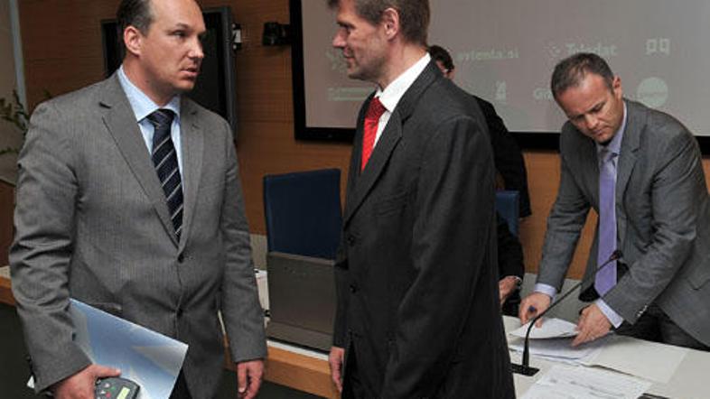 Predstavnik Vseslovenskega združenja malih delničarjev Kristjan Verbič je bil na