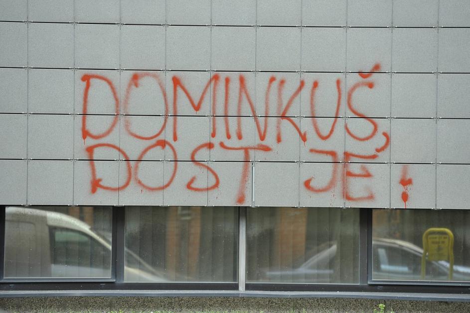 Grafiti na ministrstvu