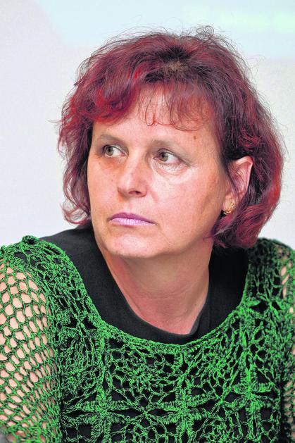 Valerija Bužan iz skupnosti organizacij za usposabljanje oseb s posebnimi potreb