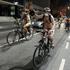Goli kolesarji in kolesarke so v Sao Paolu opozarjali na ogroženost kolesarjev v
