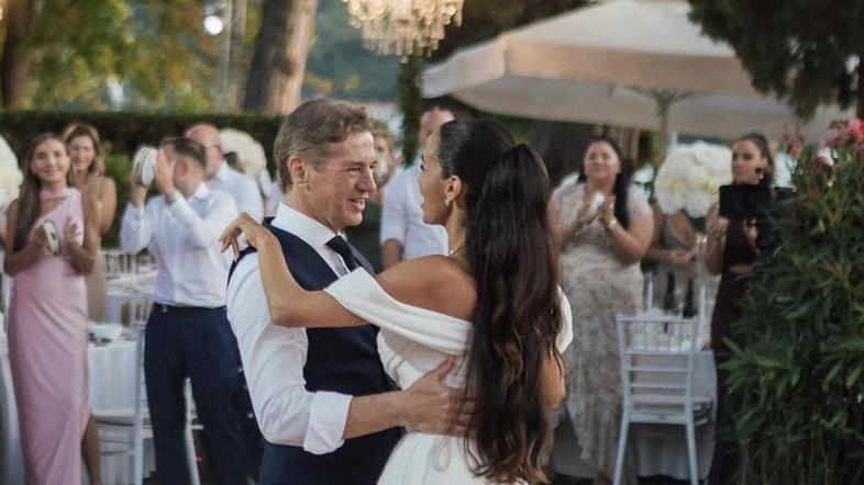 Robert Golob Tina Gaber poroka strunjan