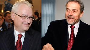 Glede na zadnje javnomnenjske raziskave bo Josipović (levo) slavil, Bandić (desn