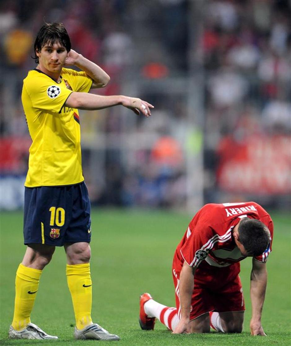 Messi Ribery Bayern Barcelona Liga prvakov četrtfinale | Avtor: EPA