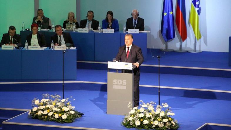 Viktor Orban na kongresu SDS