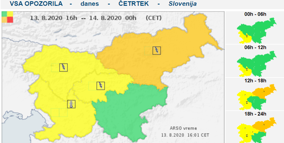 Arso opozorilo | Avtor: Arso